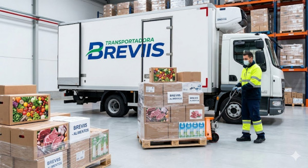 Serviço de Carga Fracionada de Alimentos